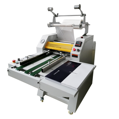 M&aacute;quina laminadora de rollo semiautom&aacute;tica neum&aacute;tica separada SL-400A 