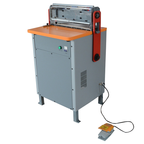 M&aacute;quina de encuadernaci&oacute;n para cuadernos con bobina de peine y punzonado multifuncional SUPER450