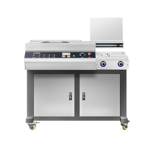 Encuadernadora perfecta autom&aacute;tica 55H-A3 con control LCD para producci&oacute;n de libros A3